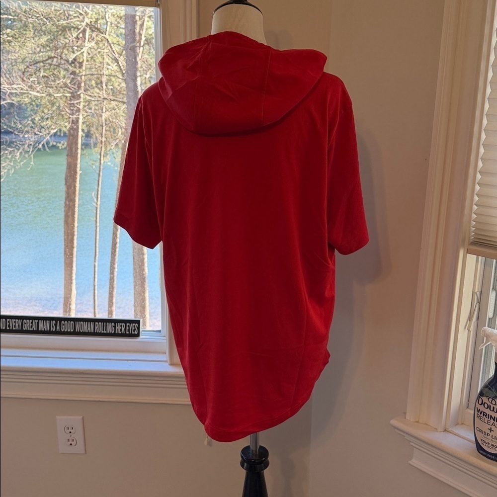 Nike Dri Fit Red Angels Baseball SS Hoodie, Large, EUC - Picture 6 of 7